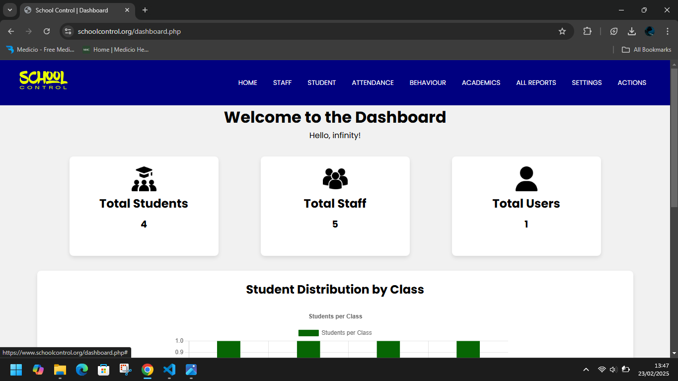 SchoolControl Project